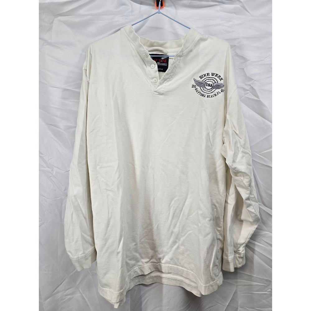 TWIN Motorcycle Apparel Bike Week Daytona Beach FL 2007 Long Sleeve Shirt XL